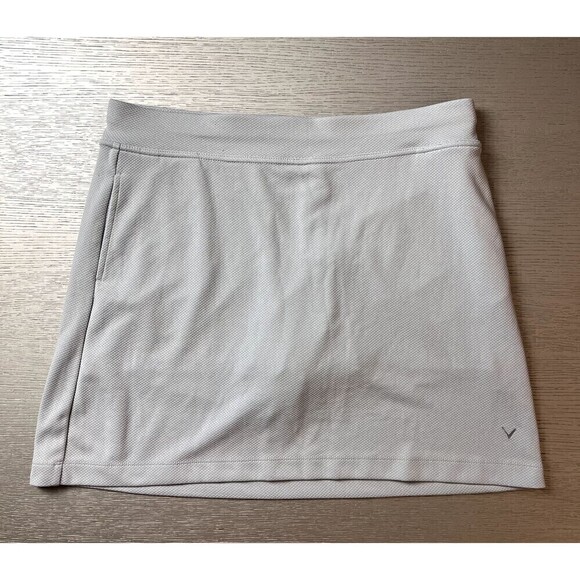 Callaway Women's Opti-dri Golf Skirt  Gray Large NWT - Picture 1 of 9